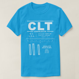 Camiseta Aeroporto Internacional Charlotte Douglas CLT