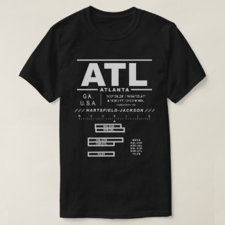 Camiseta Aeroporto Internacional de Atlanta ATL USAA