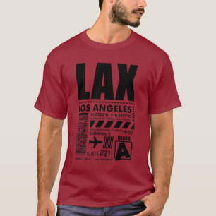 Camiseta Aeroporto Internacional de Los Angeles
