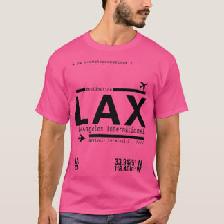 Camiseta Aeroporto Internacional de Los Angeles
