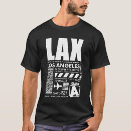 Camiseta Aeroporto Internacional de Los Angeles