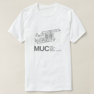 Camiseta Aeroporto internacional de Munich Franz Josef