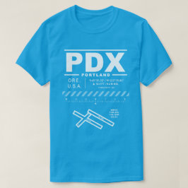 Camiseta Aeroporto Internacional de Portland PDX