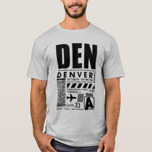 Camiseta Aeroporto Internacional DEN Denver