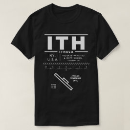 Camiseta Aeroporto Internacional Ithaca Tompkins ITH