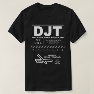 Camiseta Aeroporto Internacional Presidente Donald J Trump 