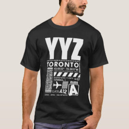 Camiseta Aeroporto Internacional YYZ Toronto Pearson