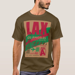 Camiseta Aeroporto LAX Los Angeles