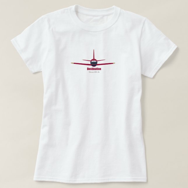 Camiseta Aeroporto MÃE de Massachusetts de Chestnut Hill (Frente do Design)
