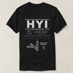 Camiseta Aeroporto Regional de San Marcos HYI USAA
