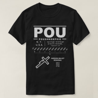 Camiseta Aeroporto Regional do Vale do Hudson POU USAA