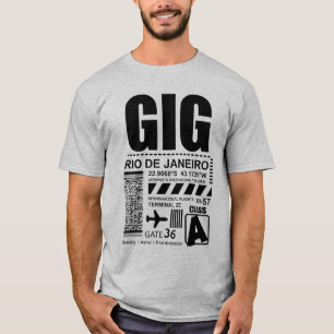 Camiseta Aeroporto Rio de Janeiro GIG
