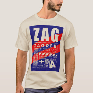 Camiseta Aeroporto ZAG Zagreb