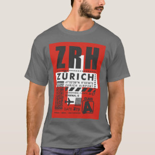Camiseta Aeroporto ZRH Zurich