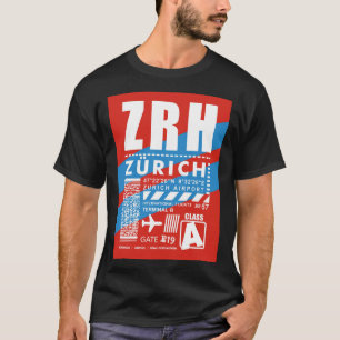 Camiseta Aeroporto ZRH Zurich