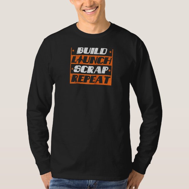 Camiseta Aerospace Rocket Science - nave espacial Ast (Frente)