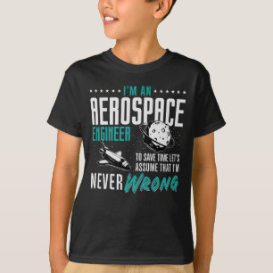 Camiseta Aerospace Sou Engenharia de Engenheiros Aeroespaci