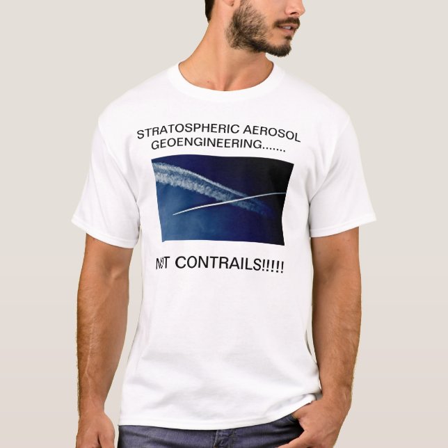 CAMISETA AEROSSOL ESTRATOSFÉRICO GEOENGINEERING ....... (Frente)
