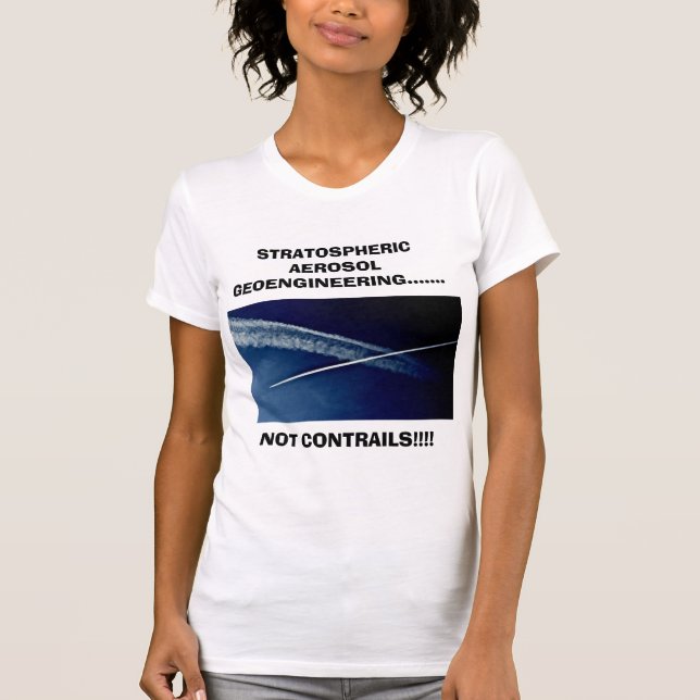 Camiseta Aerossol estratosférico Geoengineering ..... (Frente)