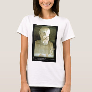 Camiseta Aeschylus "Provérbio Diz" Citação Presentes Camise