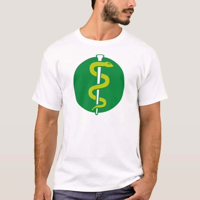 Camiseta aesculap snake medician doctor medical personal (Frente)