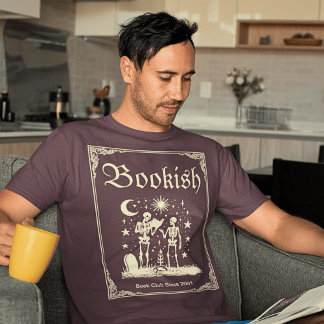 Camiseta Aestética de Lover do Livro de Amigos do Esqueleto