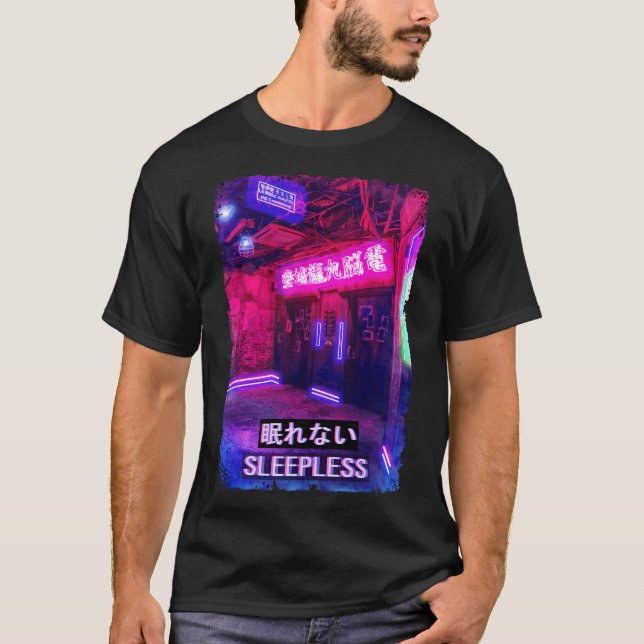 Camiseta Aestética Japonesa Vaporwave Japão (Frente)