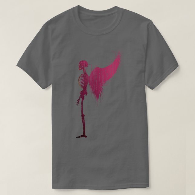 Camiseta Aesthetic Fairy Skeleton Dark Goth Witchy Goblinco (Frente do Design)