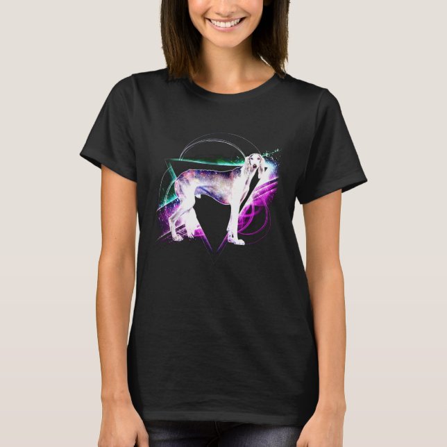 Camiseta Aesthetic Galaxy Saluki (Frente)
