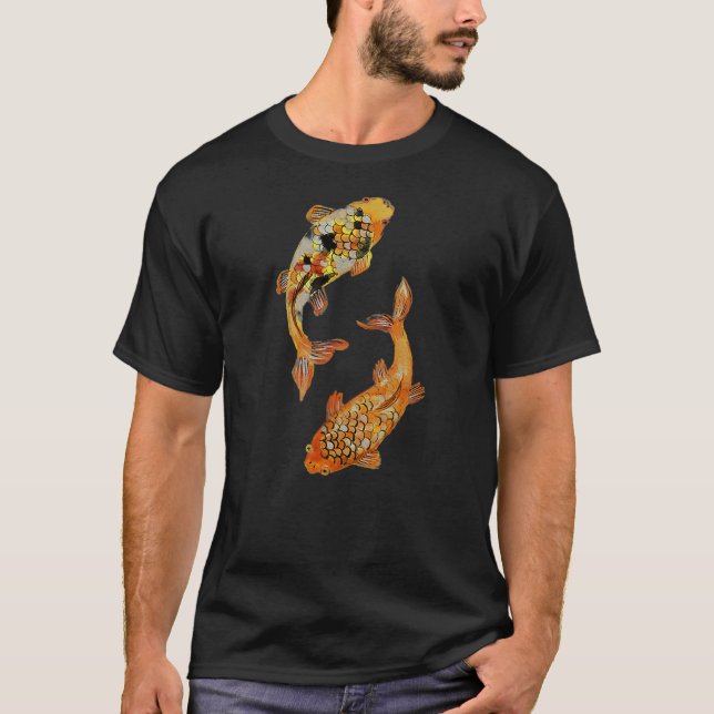 Camiseta Aesthetic Japanese Koi Fish Shirt Nishikigoi Koi A (Frente)