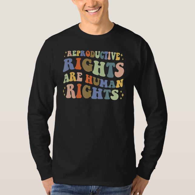 Camiseta Aesthetic Reproductive Rights Are Human Rights Fem (Frente)