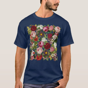 Camiseta Aesthetic Roses Floral Garden Botanical Flower