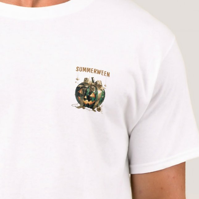 Camiseta Aesthetic Summerween Spooky Jack O'Lantern (Criador carregado)
