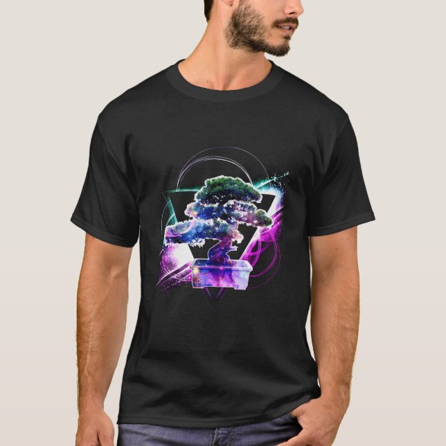 Camiseta Aestic Galaxy Bonsai (Frente)