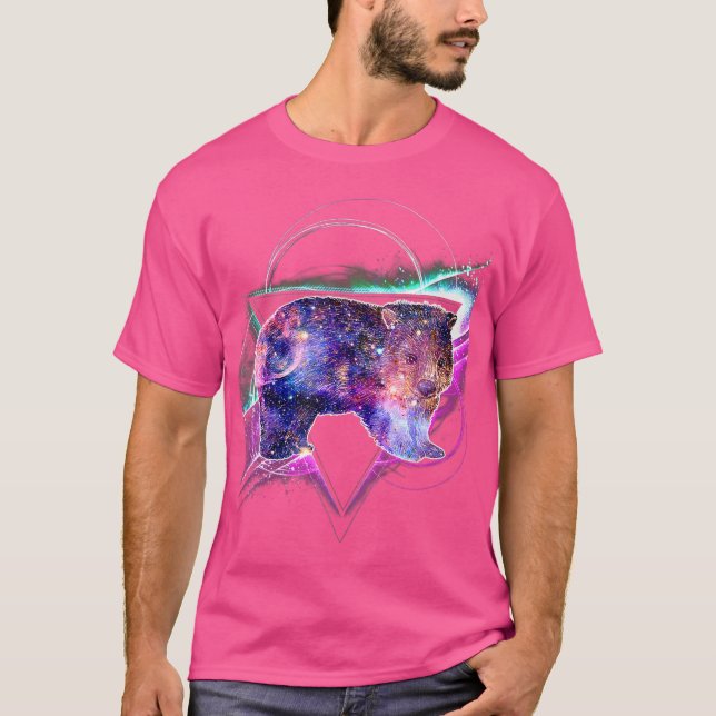 Camiseta Aestic Galaxy Wombat (Frente)