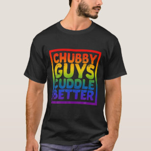 Camiseta AETICON Chubby Cara Cuddle Melhor Urso Gay LGBT Pr