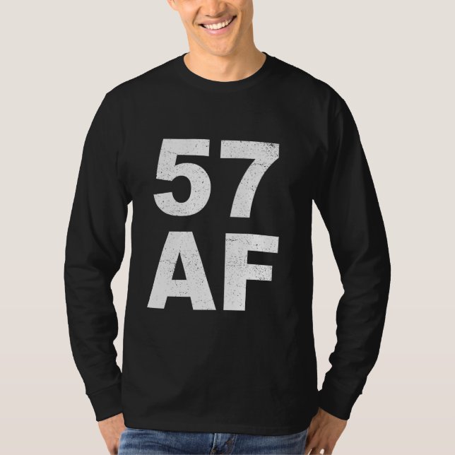 Camiseta AF 57 - Camiseta de 57º aniversário Mulhe (Frente)