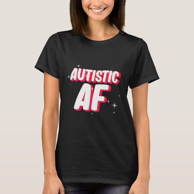 Camiseta Af. autista - Consciência do autismo (Frente)
