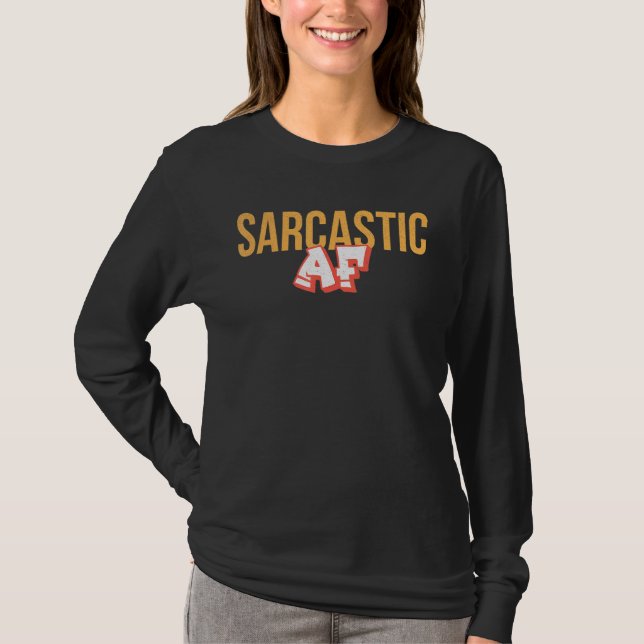 Camiseta Af Sarcástico (Frente)
