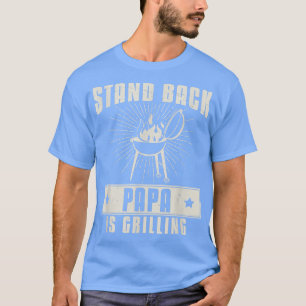 Camiseta Afastem-Se Papá Está Gritando Carne Engraçada De G