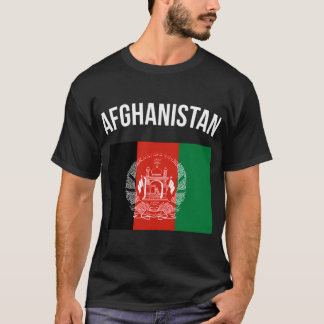 Camiseta Afeganistão Bandeira Afeganistão