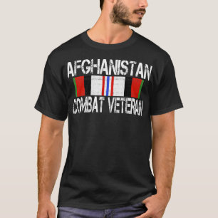 Camiseta Afeganistão Combate à Camisa-T Veterana