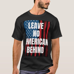 Camiseta Afeganistão, não deixe americano atrás da camis
