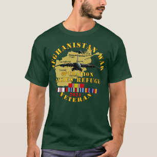 Camiseta Afeganistão - Operação Aliados Refúgio Veterano w