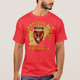 Camiseta AfeganistãoANA Operação Brigada de Comando Aliados