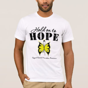 Camiseta Aferrar-se da prevenção do suicídio à esperan