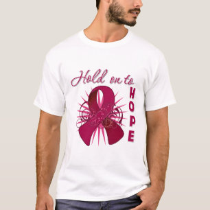 Camiseta Aferre-se para esperar - o mieloma múltiplo