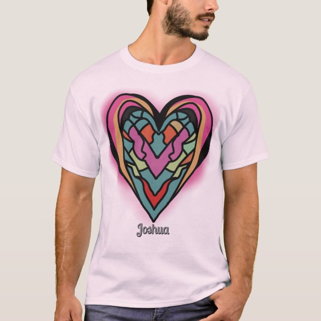 Camiseta Afetação Minimalista do Amor | Quebrado (Frente)