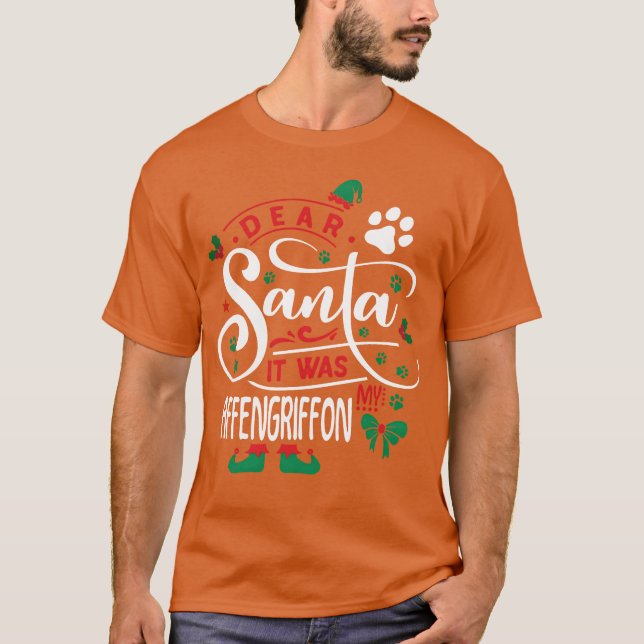 Camiseta Affengriffon Cachorro Cachorro Cachorro Vintá vint (Frente)