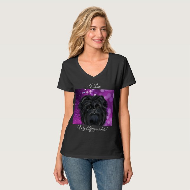 Camiseta Affenpinscher (Frente Completa)